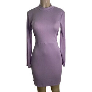 J For Justify Ribbed Long Sleeve Mini Dress (Preowned)
